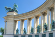 Heroes' Square in Budapest, Hungary