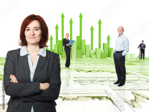 Photo: team financial people team financial people