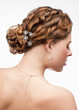 Woman with beautiful hairstyle
