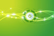 Illustration: hi-tech green light flow hi-tech green light flow