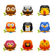 Illustration: Bird icons 1 Bird icons 1