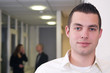 Young Businessman with Colleagues
