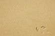 Fußspur im Sand