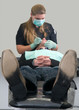 Patient at the dental practice