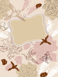 Valentine floral background Valentine floral background