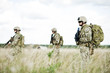 Soldier in patrol