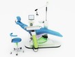 sedia poltrona dentista illustrazione 3d
