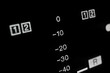 Macro shot-display of the broadcast video player, equalizer
