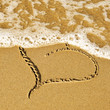 heart in the sand