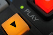Macro shot of the "Play" and "Record" buttons