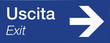 freccia segnaletica uscita freccia segnaletica uscita