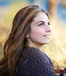 Beautiful young woman outdoor