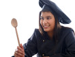 Foto: smiling cook apprentice smiling cook apprentice
