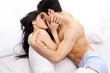 Young Couple In Loving Embrace