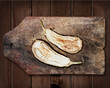 Grilled aubergine.