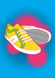 Sneakers, vector illustration. Sneakers, vector illustration.