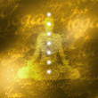 Illustration: Yoga Farbkonzept 3 von 7 - Gelb Nabelchakra Yoga Farbkonzept 3 von 7 - Gelb Nabelchakra