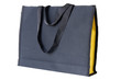 black shopping bag on white background