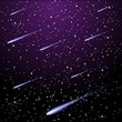 Starry night sky
