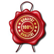 100% Qualität - Wachssiegel