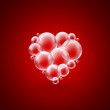 heart shape bubbles
