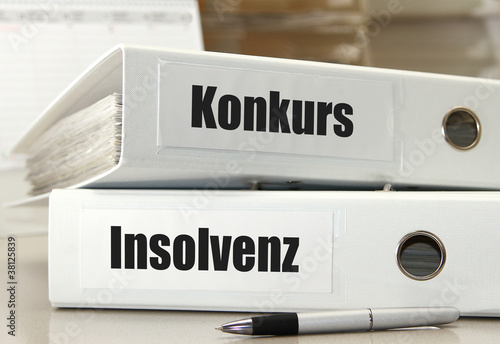 Photo: Konkursverfahren Aktenordner Konkursverfahren Aktenordner