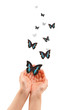Hands with Butterflies