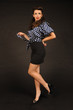 A pretty young pin up girl.