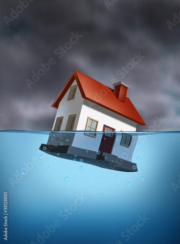 Illustration: Sinking Home Sinking Home