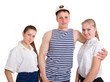 Two girls and a sailor