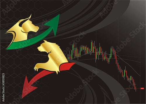 Vector: trading black trading black