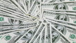 Rotating 100 US dollars bank notes business background Rotating 100 US dollars bank notes business background