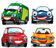 Smiling Colorfull Cars