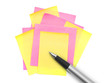 Note paper and pen Note paper and pen