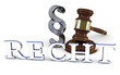 Recht - Paragraph - Richterhammer