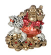 Statuette of Hotei (Buddha) to the dragon Statuette of Hotei (Buddha) to the dragon