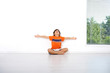 Photo: Happy children sitting at home, indoor Happy children sitting at home, indoor
