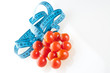 tomato with measurement