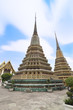 Authentic Thai Architecture in Wat Pho, Bangkok Authentic Thai Architecture in Wat Pho, Bangkok