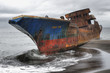 Stranded ship, Cameroon
