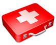 First aid kit.