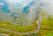 Transfagarasan road in the Carpathians, Romania, Europe