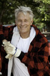 Portrait of wood cutter smiling