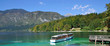 Bohinjsee in den Julischen Alpen in Slovenien