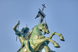 Saint George Fighting the Dragon Statue at Berlin, Germany Saint George Fighting the Dragon Statue at Berlin, Germany
