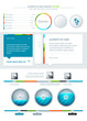 Elements of Infographics with buttons and menus