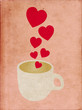 Cafe y corazones