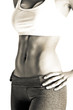 Photo: Woman with abs Woman with abs