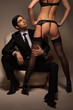 Businessman Stroking Call Girl