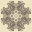 Circle ornament, ornamental round lace